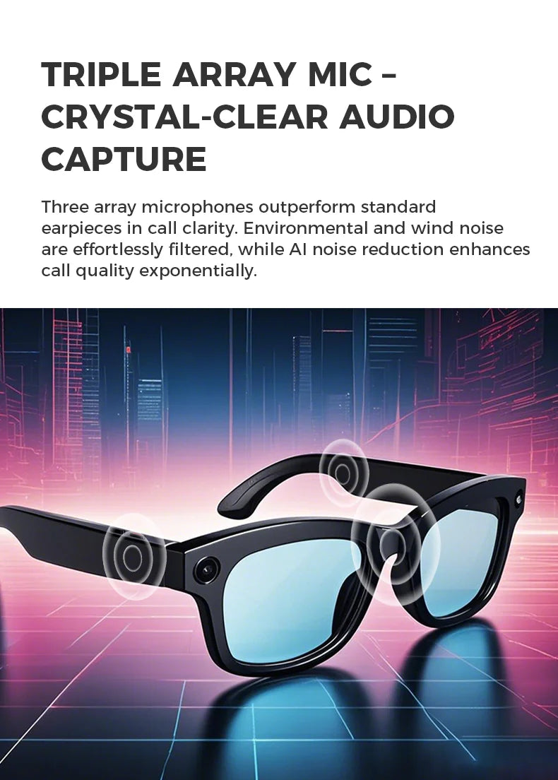 AI Bluetooth Smart Glasses 2