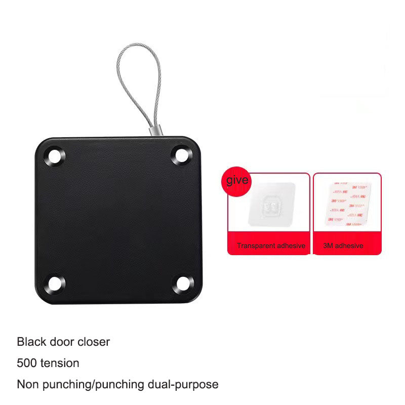 Home hole free pull rope door closers Sliding door bedroom door automatic return simple automatic mute door closers